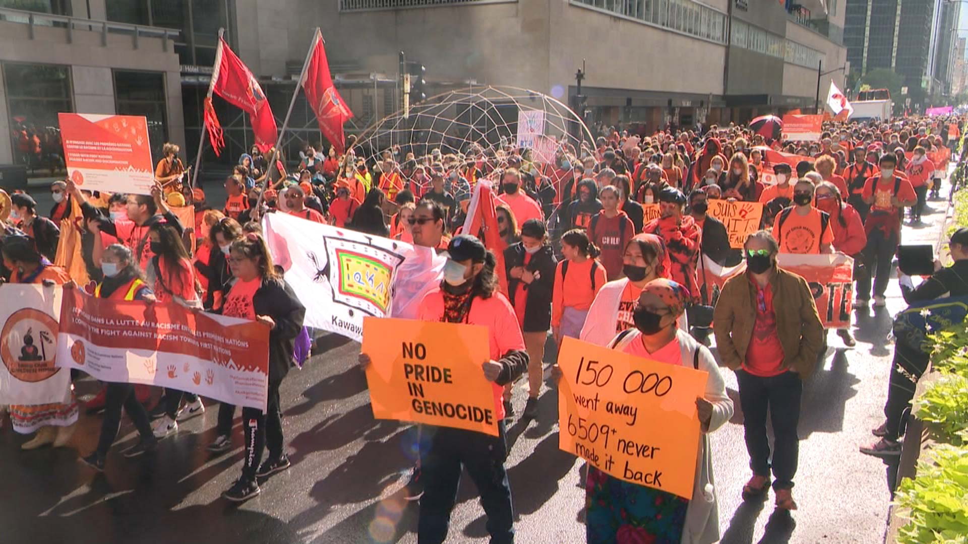 march in Montreal