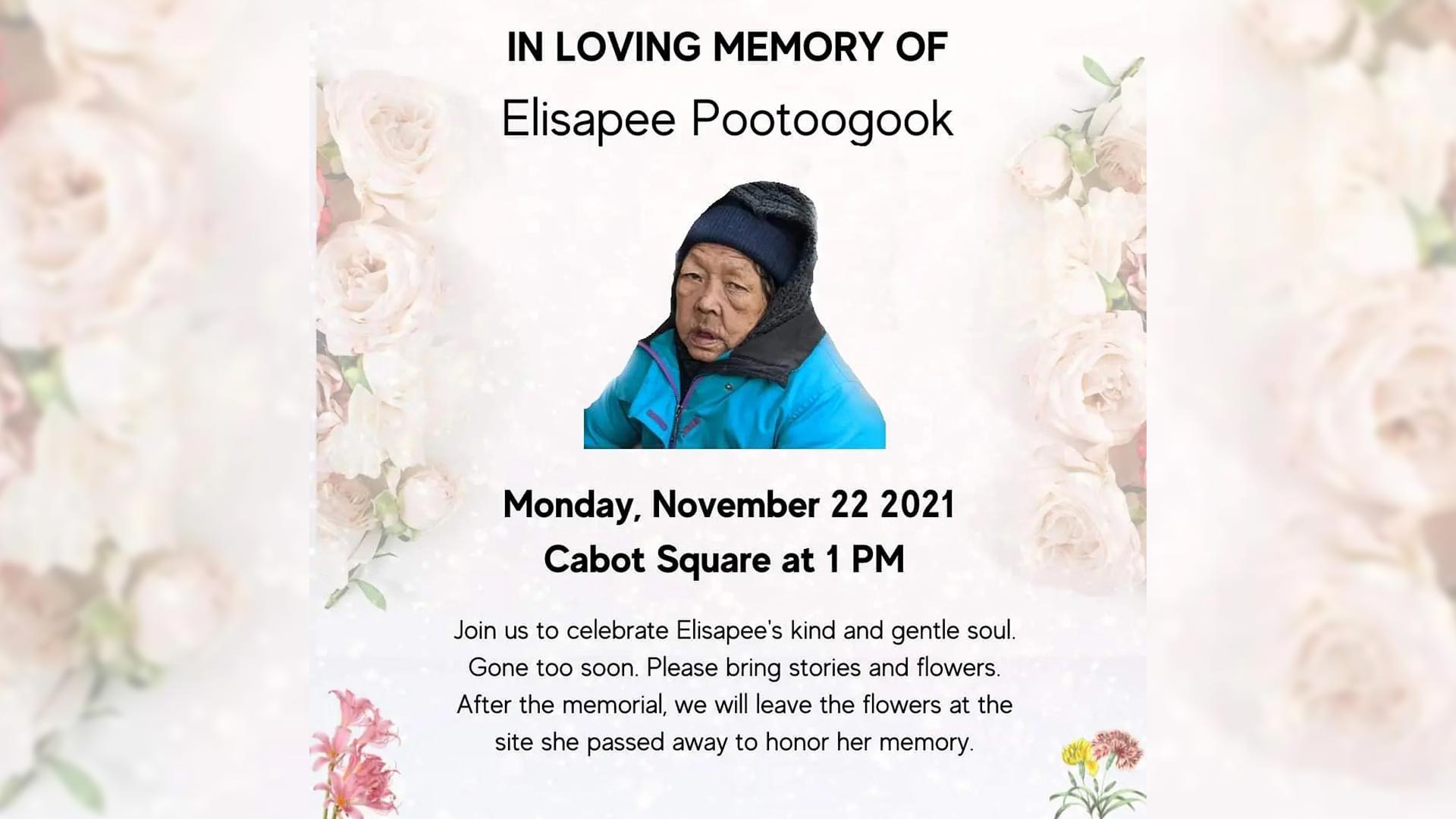 Inuk elder's death