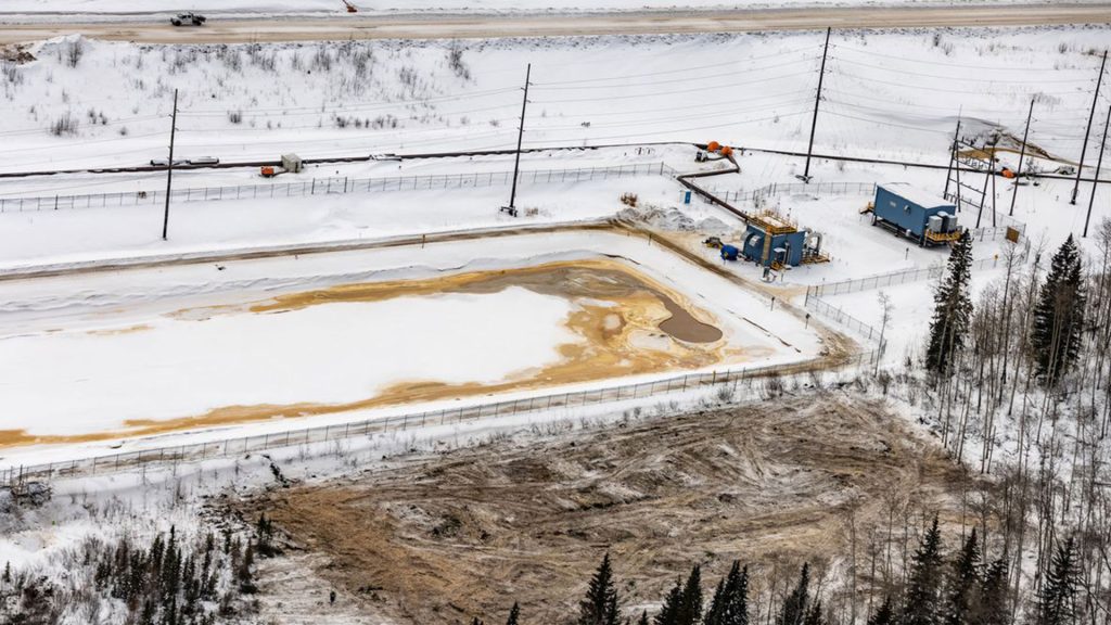 tailings pond leak