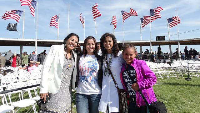 Cara and Friends at Obama