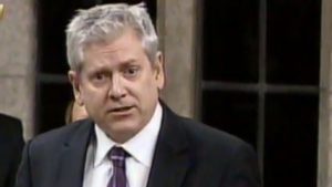 NDP MP Charlie Angus during question period Thursday.