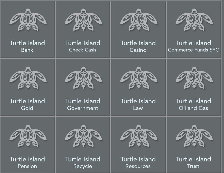 Screenshot of Turtle Island Funds website from 2012 shows the different categories for possible investment.