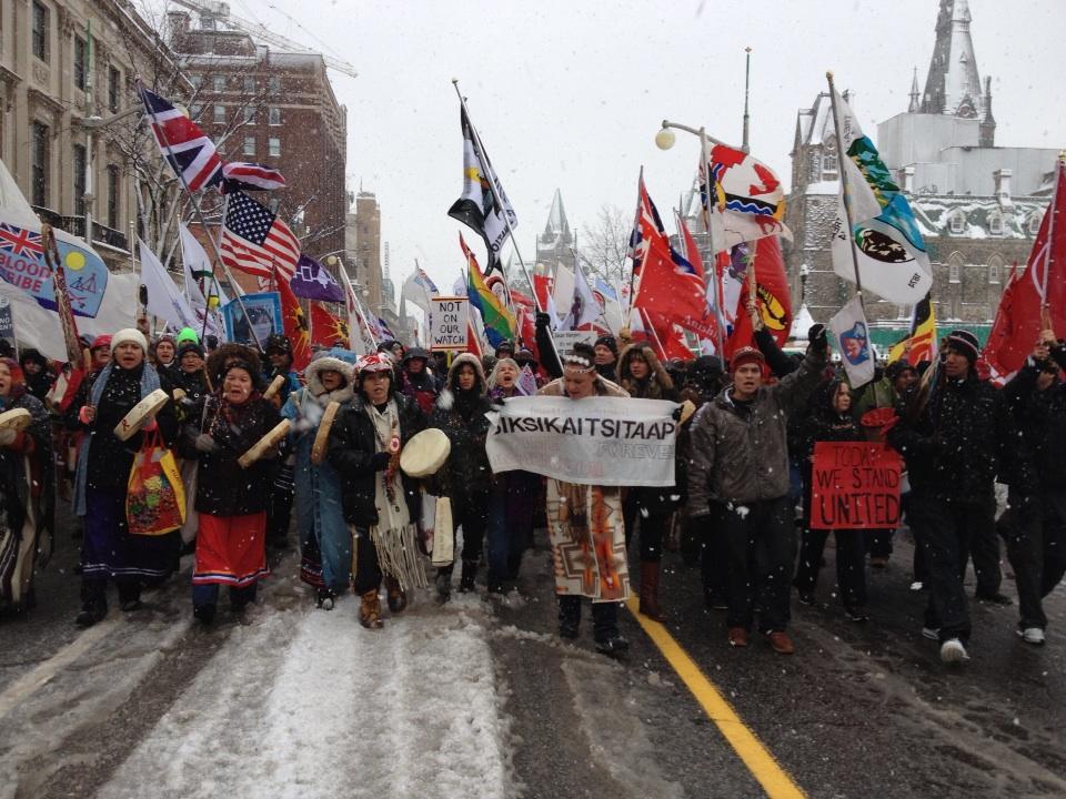 Idle No More march on Dec. 21, 2012, in Ottawa. APTN/File